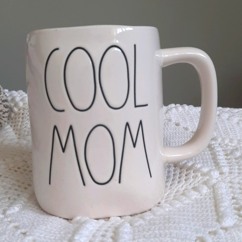 RAE DUNN by Magenta COOL MOM Ceramic Coffee Mug Artisan Collection